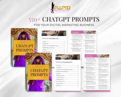 550+ ChatGPT Prompts for Your Biz