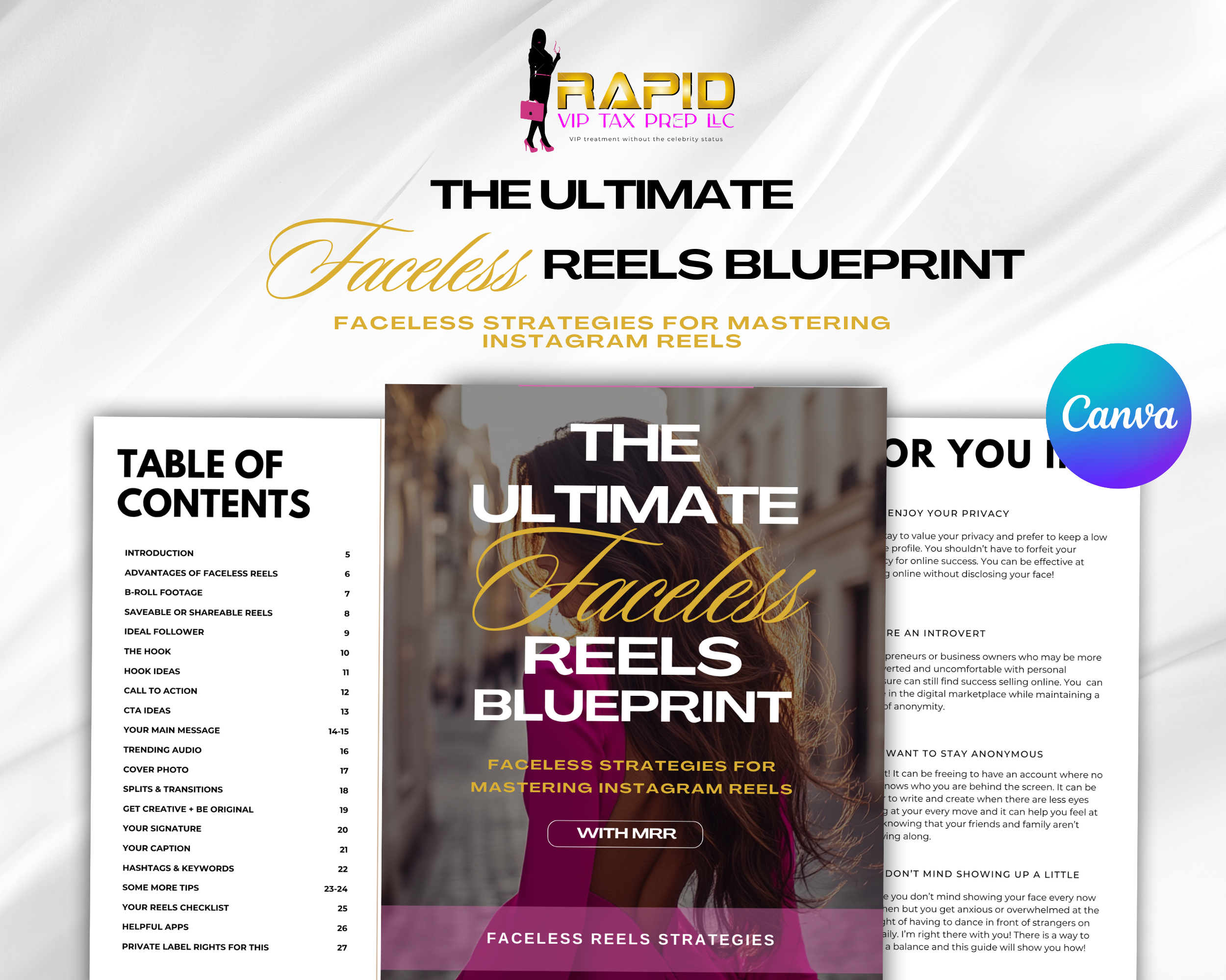 ULTIMATE FACELESS REELS BLUEPRINT